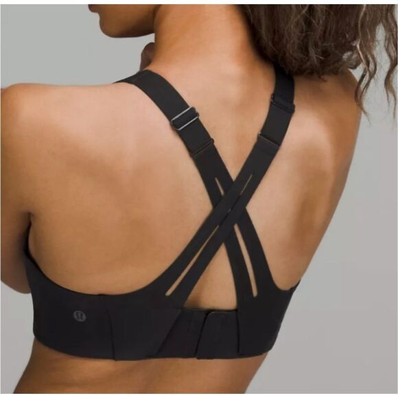 Lululemon AirSupport Bra *High Support, B-DDD Cups 38 DD Black / Asphalt Grey - Picture 3 of 10